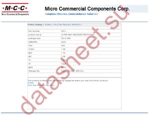 US1J-TP datasheet  